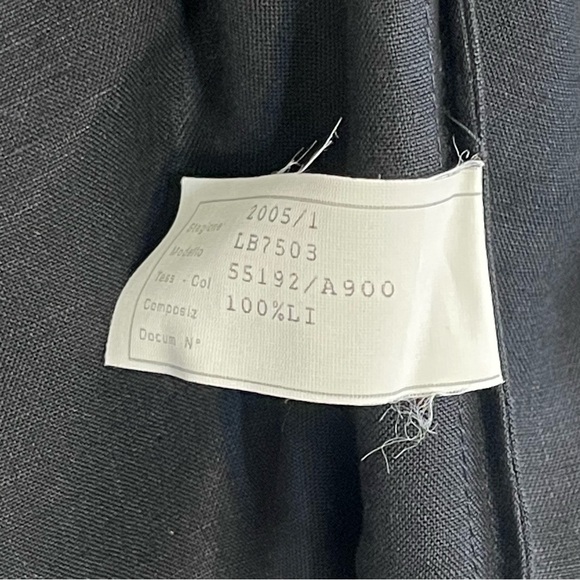 Gianfranco Ferre Linen Blazer One Button Made in Italy - Picture 6 of 11